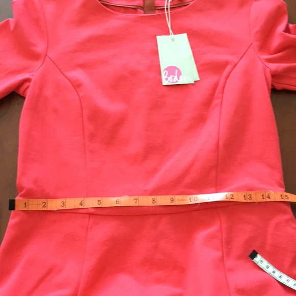 NWT Boden color block ponte full skirt midi dress M 8 - Picture 14 of 16